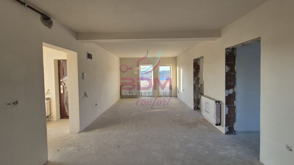 Apartament semifinisat I 3 camere | terasa | zona centrala I parcare - Poză 1
