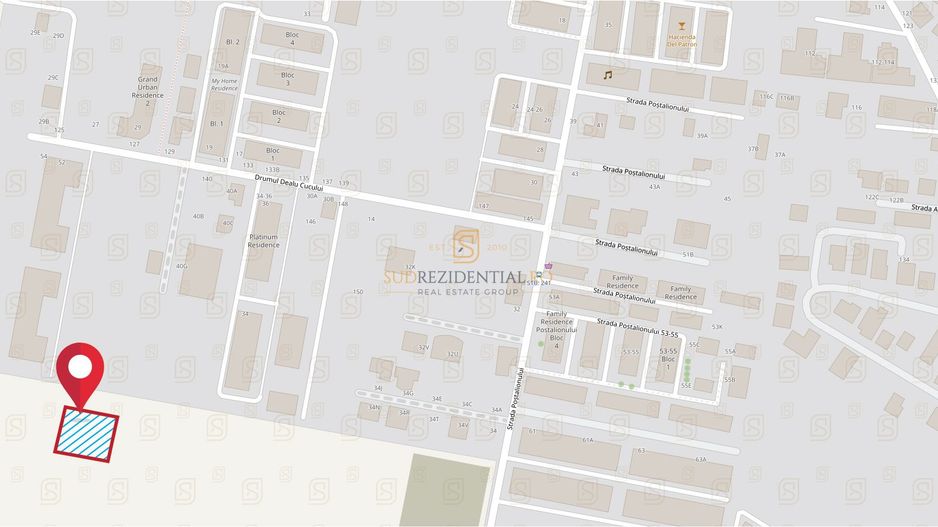 Teren de vanzare 592 mp, zona Grand Arena Mall – Postalionului, Sect.4 - Poză 3