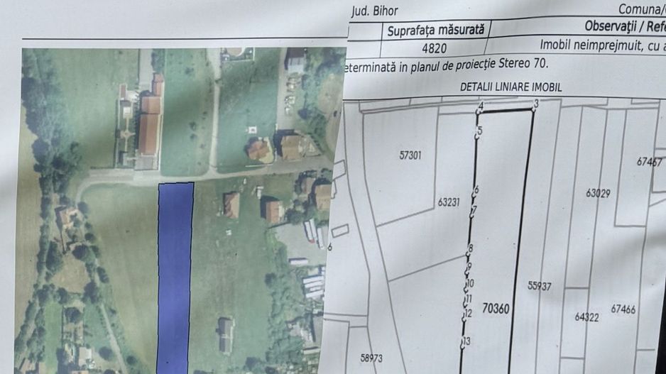 Teren 4820 mp in Băile 1 Mai/ Haieu / 53 euro mp - Poză 3