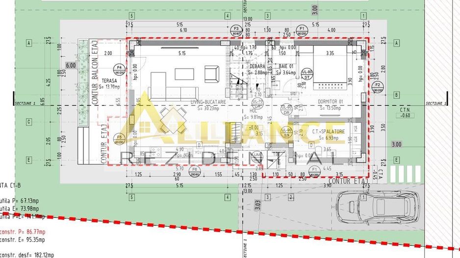 5 CAMERE 4 BAI - P+1 - VILA INDIVIDUALA - FINISAJE LA ALEGERE - Poză 6
