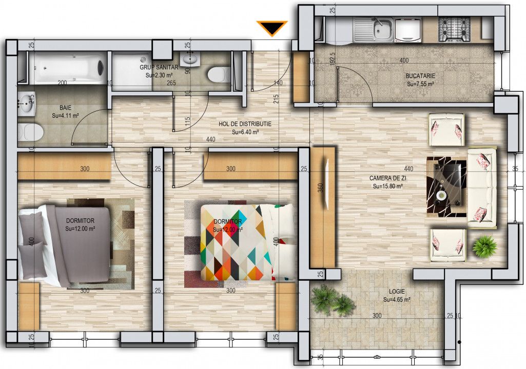 Apartament 3 camere decomandat - Militari Residence - Poză 3