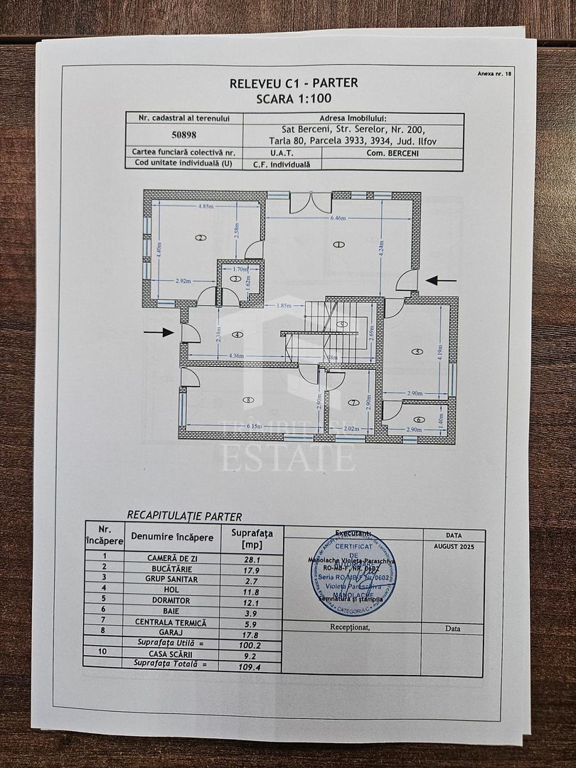 Berceni Vila Individuala cu Teren de 1000 mp si Iaz - Schiță 42