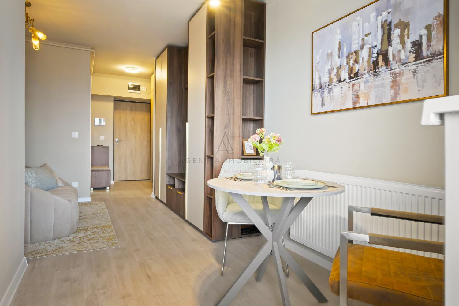 Garsoniera Designer Hils Republica 10 Min Metrou | Prima Inchiriere - Poză 1