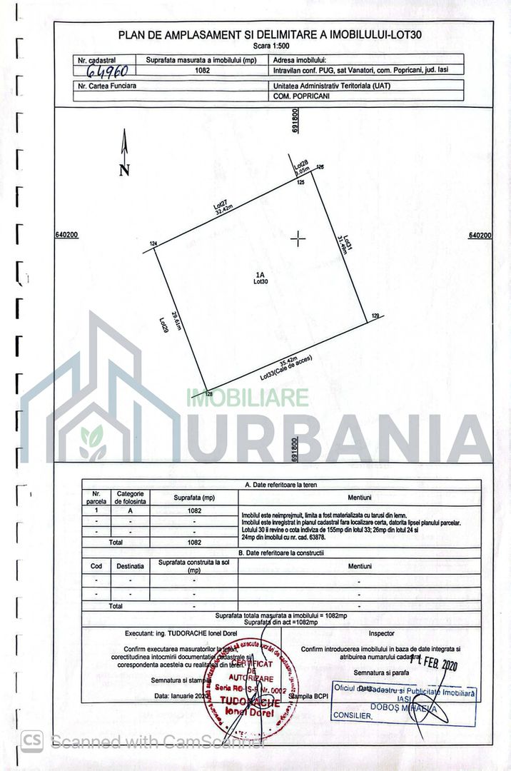 Teren intravilan 1.082 mp în Vânători, comuna Popricani, județul Iași – zonă rezidențială nouă, potențial de investiție - Poză 3