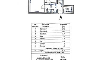 Decomandat 2 Camere, 1 Decembrie - Schiță 7