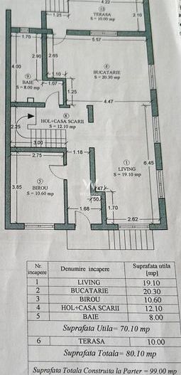 Casa cu Pivniță și mansardă 210 mp utili-Selimbar, Sibiu - Schiță 8