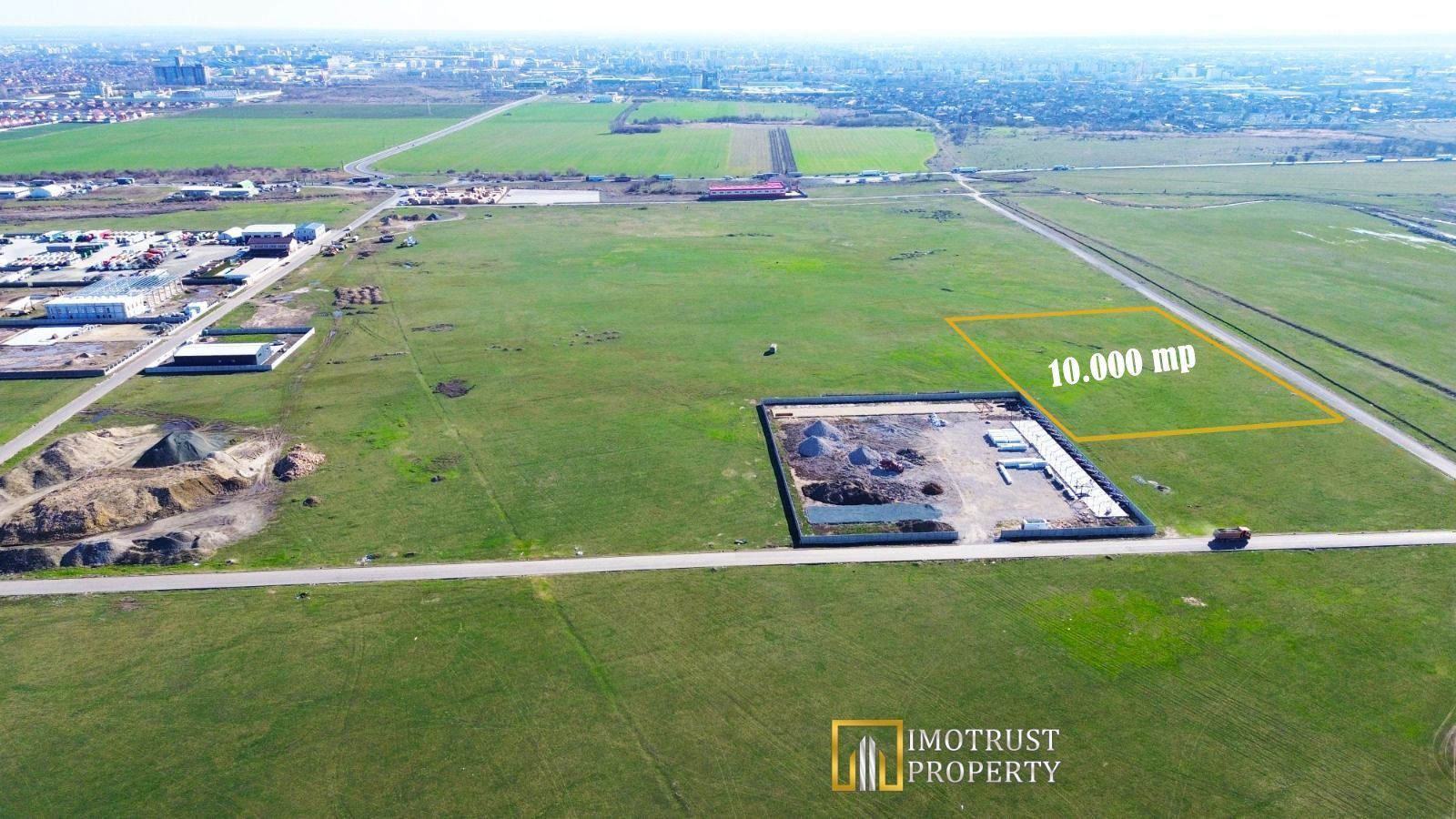 Teren industrial de vânzare 10.000 mp, PUZ aprobat, acces DN7 – Arad - Poză 3