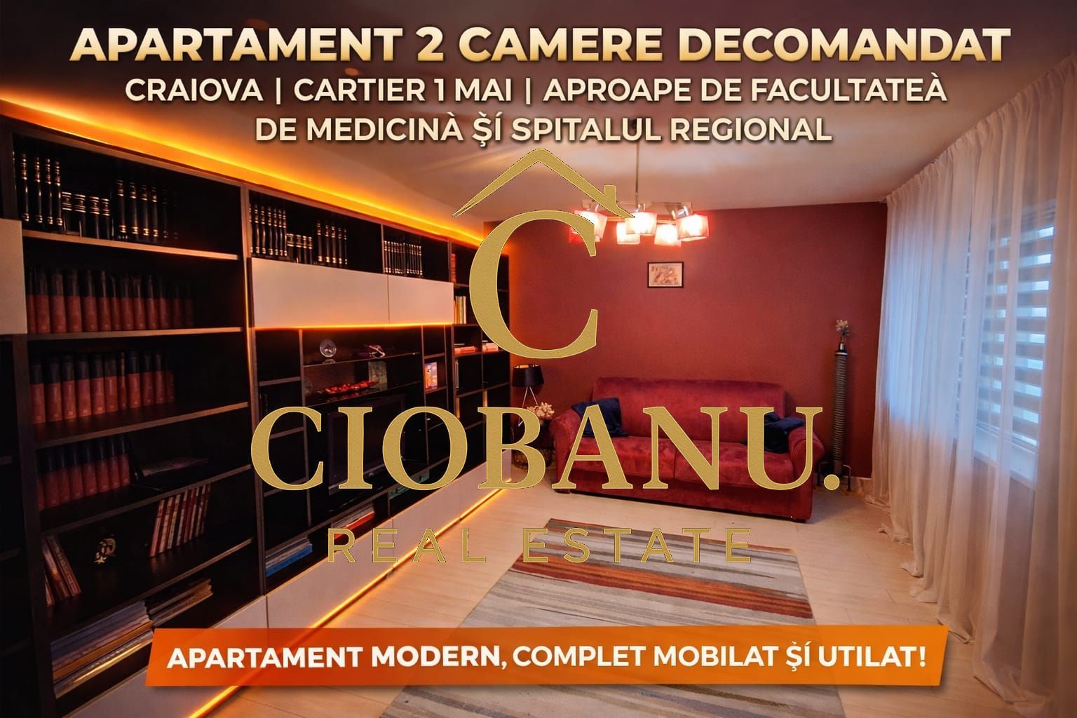 Apartament etaj 3/8 decomandat zona 1 Mai-Sara de vanzare - Poză 1