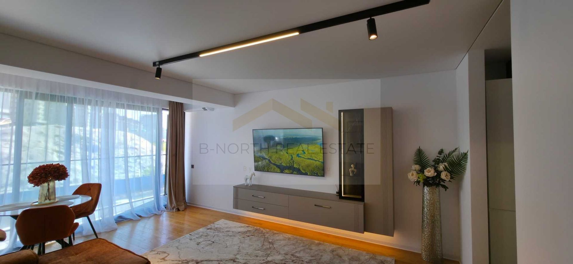 Apartament de închiriat 2 camere Yacht Kid Floreasca | 53 mp + terasă 13 mp - Poză 4