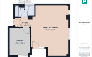 Apartament spațios cu 2 camere în Torontalului - Poză 8