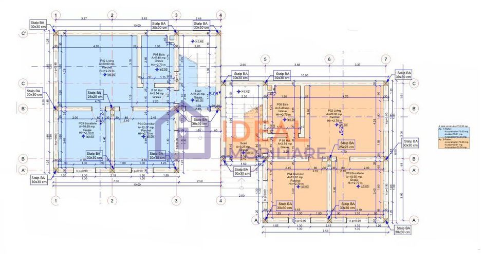 Casa cu 5 camere si vedere panoramica, in Cisnadie - Schiță 13