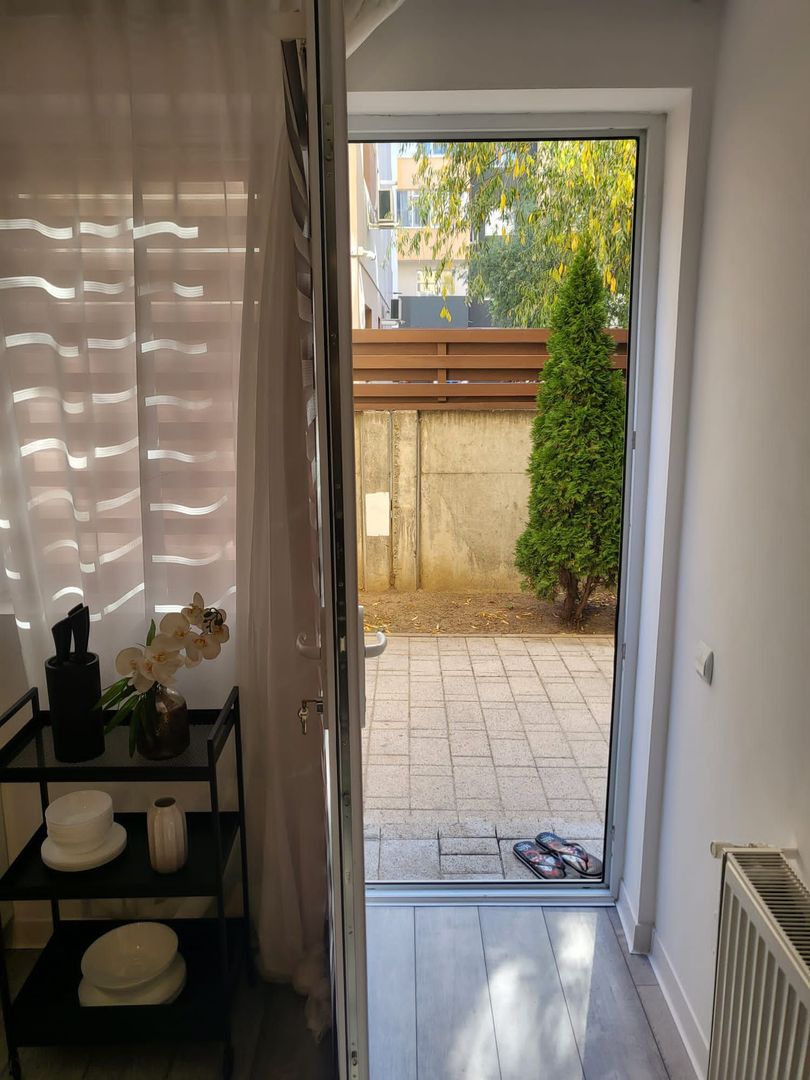 Apartament cu gradina, Lux,mobilat/utilat, aproape metrou Leonida - Poză 8