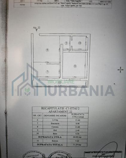2 camere 51mp+loc parcare - Poză 12