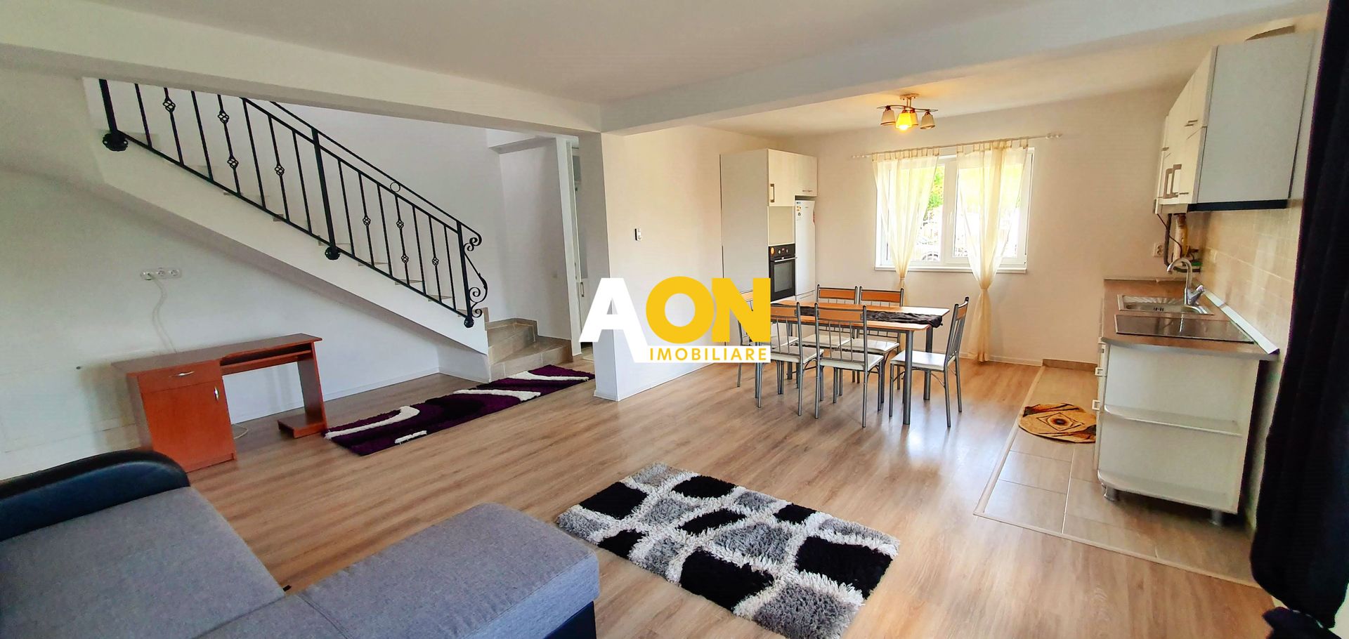 1/2 Duplex, 3 camere, mobilat, utilat, 160 mp teren, Alba-Micesti - Poză 2