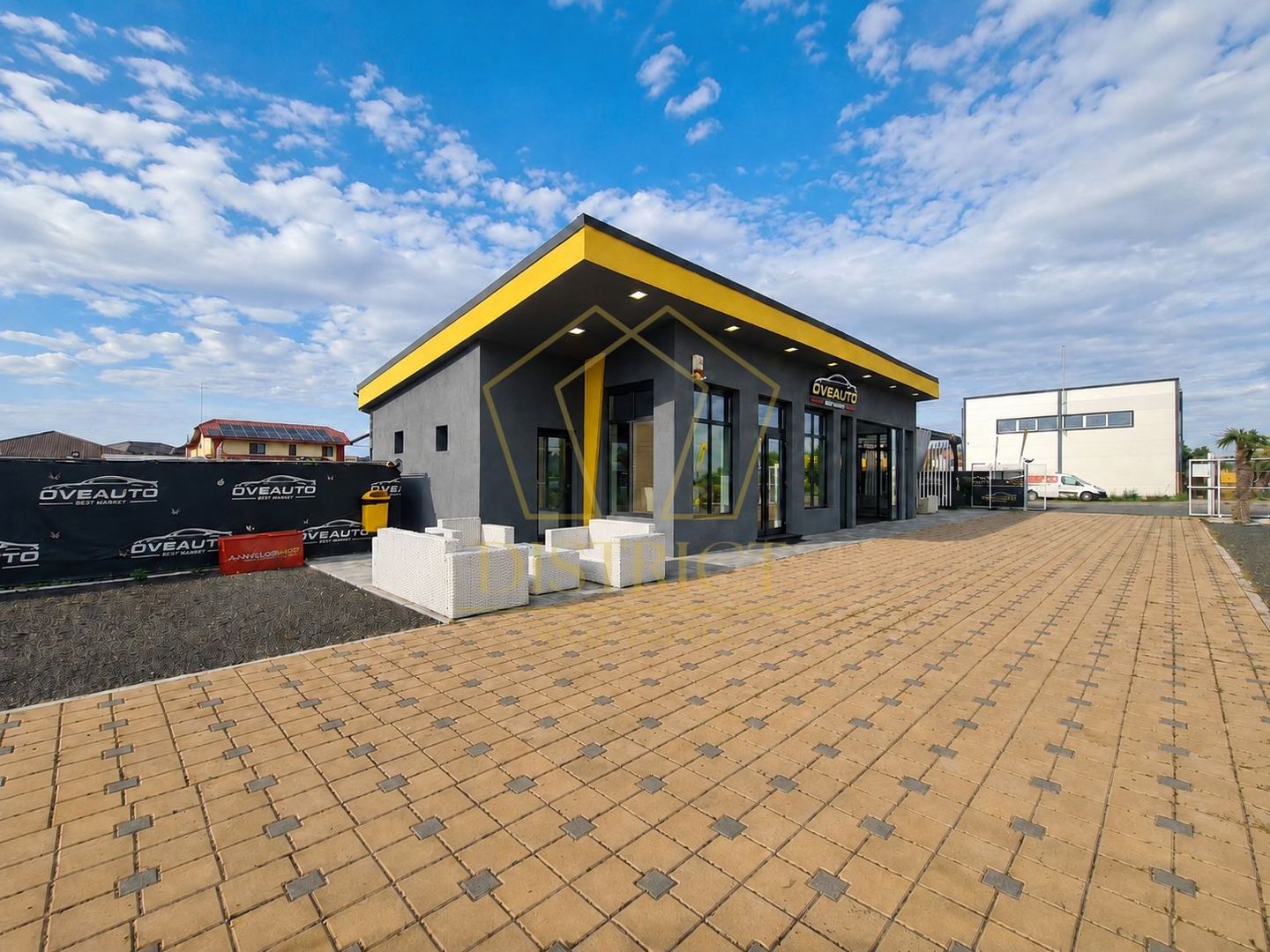 COM 0% Pozitie excelenta, spatiu cu teren servicii | Intrare Sacalaz - Poză 1