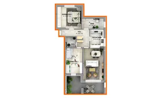 Ap. decomandat 3 camere, intabulat, finisat la cheie (NCL-Ra-29D-ap.3) - Poză 11