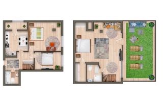 Vânzare, Penthouse, 100 mp, str. Nicolae Dimo ,Durlești - Poză 3