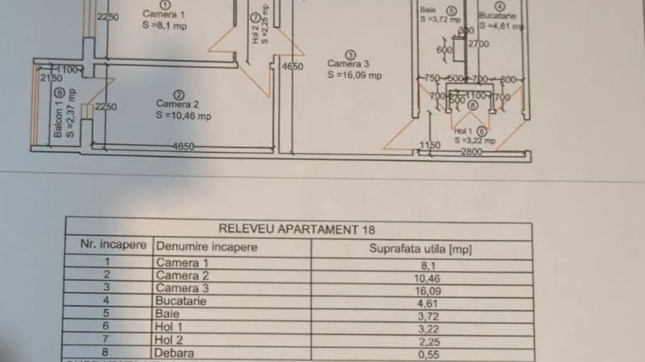 Apartament 3 camere zona Sagului - Poză 9