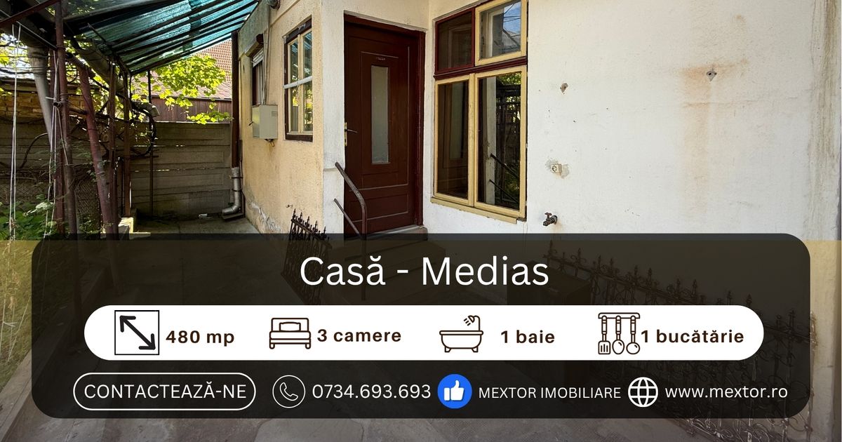 Case de vanzare in Medias, zona Nord-Est - Mextor Imobiliare