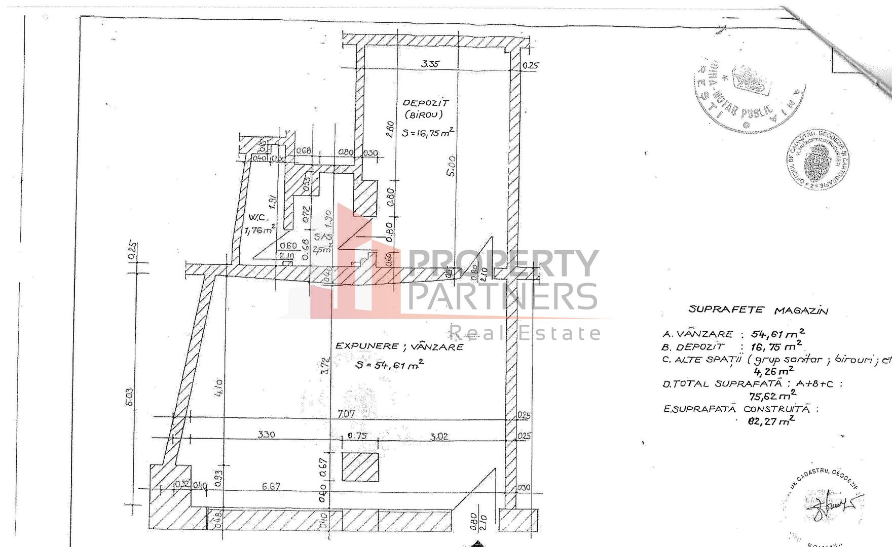 Spatiu comercial central - Schiță 2