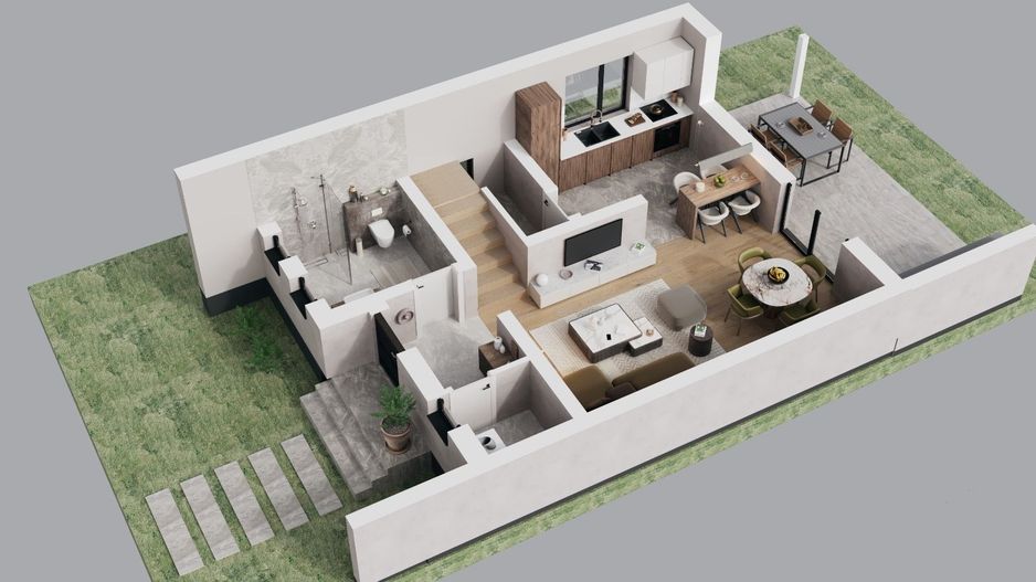 Duplex 150mp utili-SUPER POZITiE - Poză 14