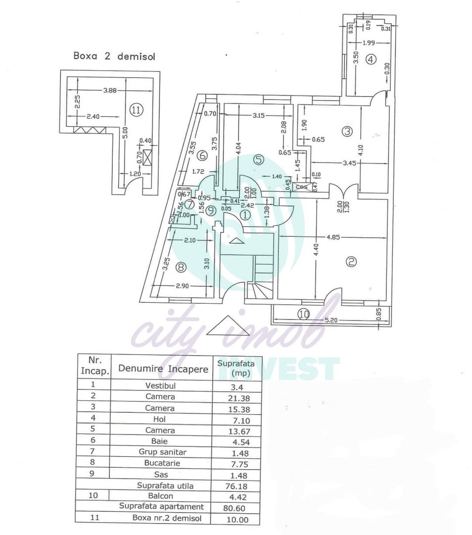 3 camere cochete intr-un bloc boutique - Poză 10
