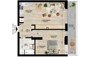 Apartament 2 camere I Gemina by the lake - Poză 6