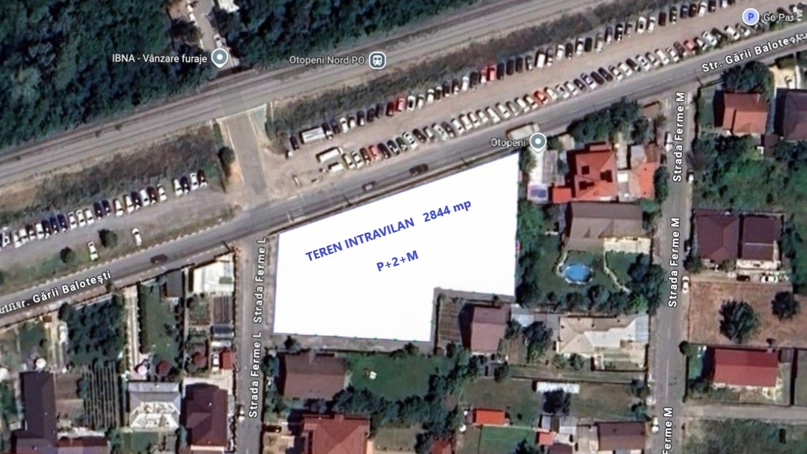 Otopeni intravilan 2.844 mp, colț stradal, deschidere dublă - C.U. - Poză 12