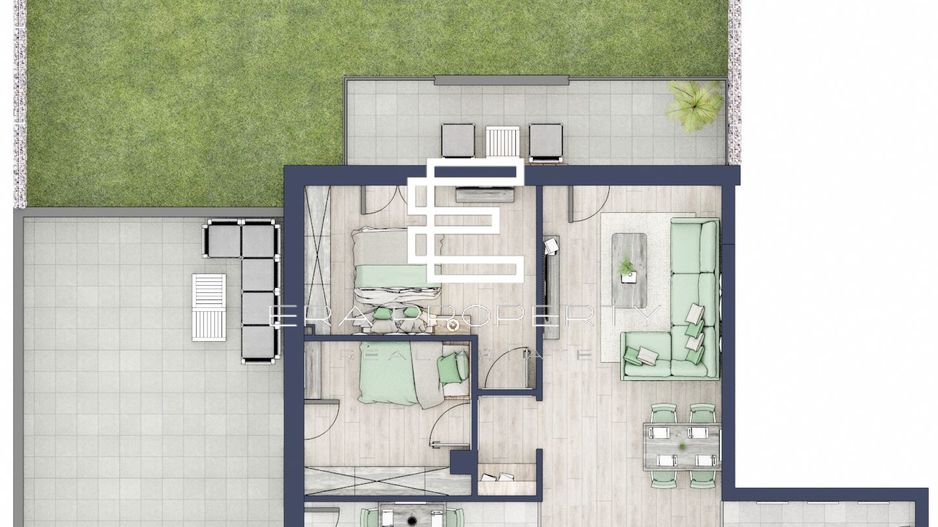 Apartament 3 camere | Design deosebit | Parter cu terasă și grădină |Sibiu - Schiță 12