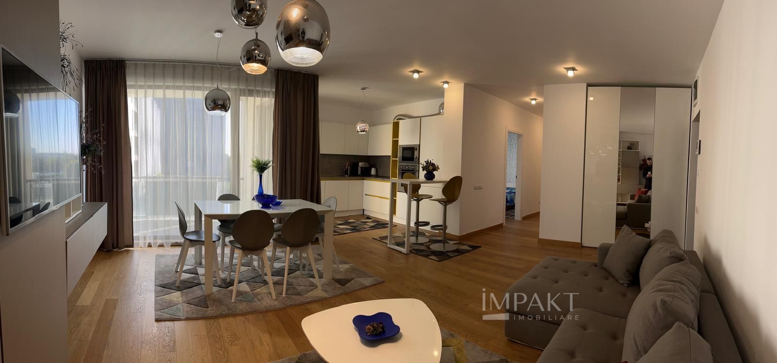Apartament spatios 90mp cu 3 camere + 2 terase langa Iulius Mall - Poză 3
