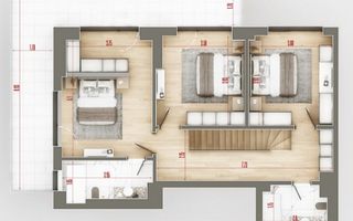 Apartament 5 camere de vanzare - Poză 3