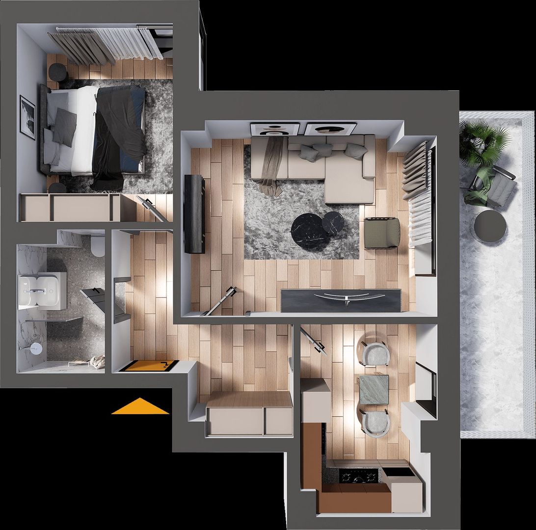 Promo! Apartament NOU 2 camere 68 mp + loc de parcare Cug 138800 euro - Poză 5