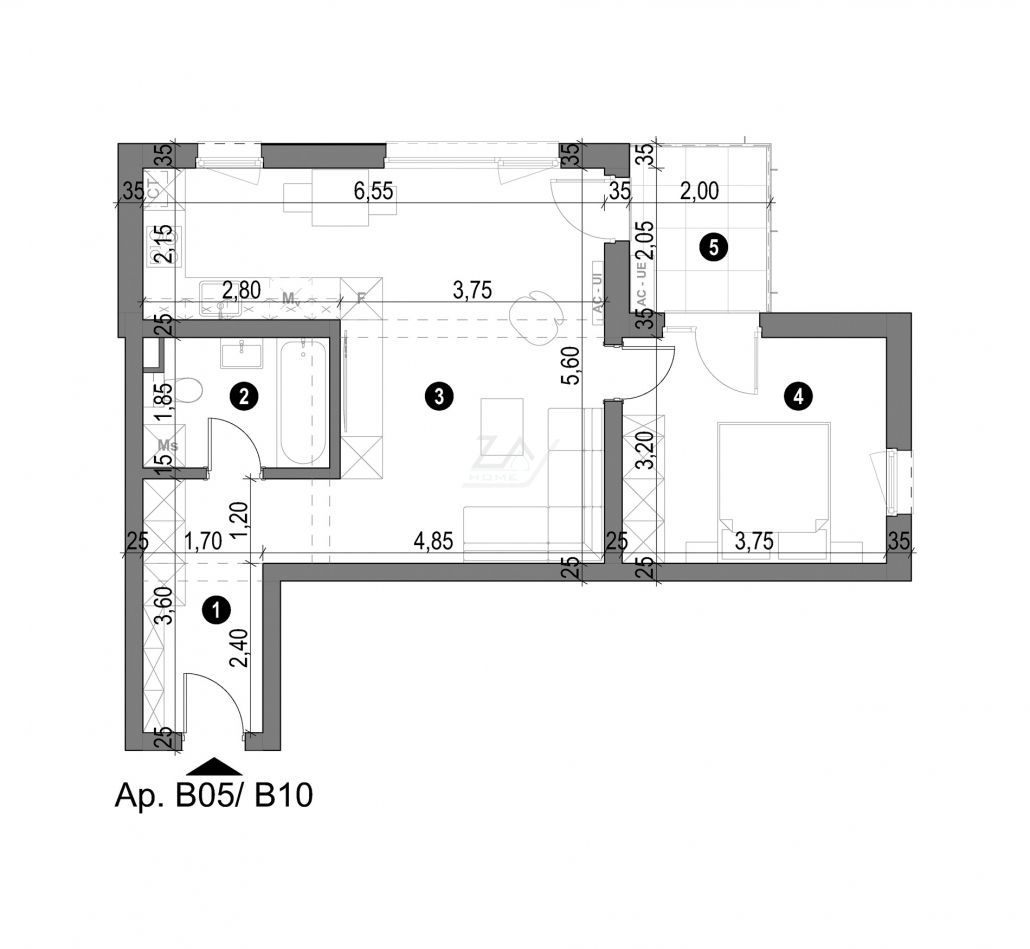 Comision 0! Etaj 1. Loc de parcare. Lift. - Schiță 11