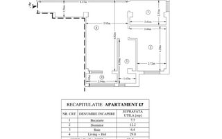Apartament mobilat și utilat, 58 mp – Valea Adâncă, Miroslava - Poză 9