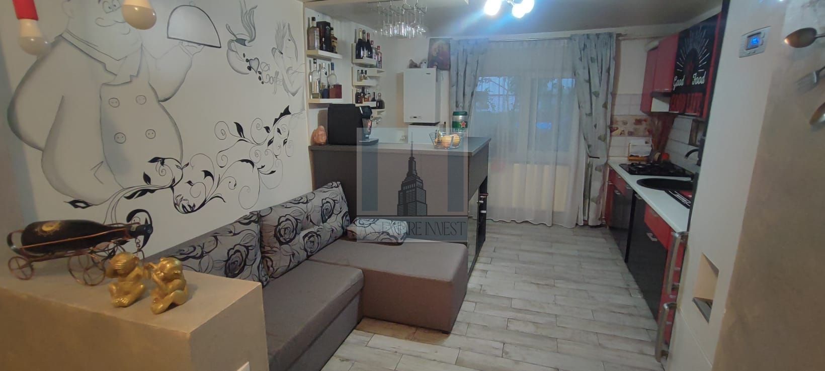 Ap 3 camere mobilat-utilat - zona Uzina 2 (ID:12917) - Poză 2