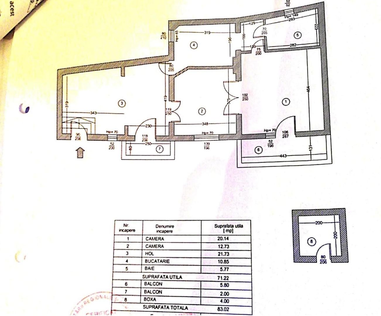 3 CAMERE IN VILA | Lascar Catargiu - Schiță 14
