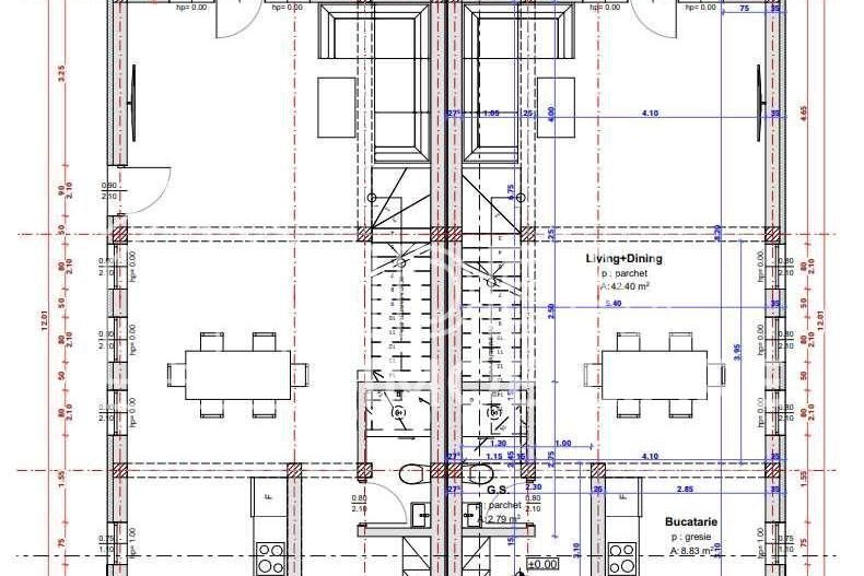 Casa cu 4 camere si 250 mp de curte, in Cartierul Arhitectilor - Schiță 15