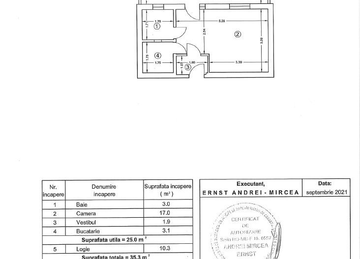 Studio renovat 25 mp + terasă 10 mp | Piața Victoriei | 0% Comision - Poză 20