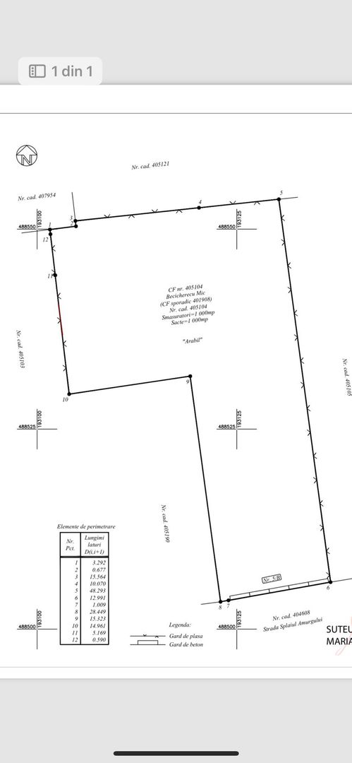 COMISION 0% | Teren Intravilan | Becicherecul Mic | 1000mp Utilitati - Poză 4