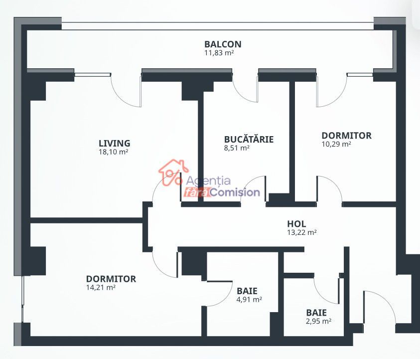 Apartament 3CD, 156190euro+TVA - Poză 1