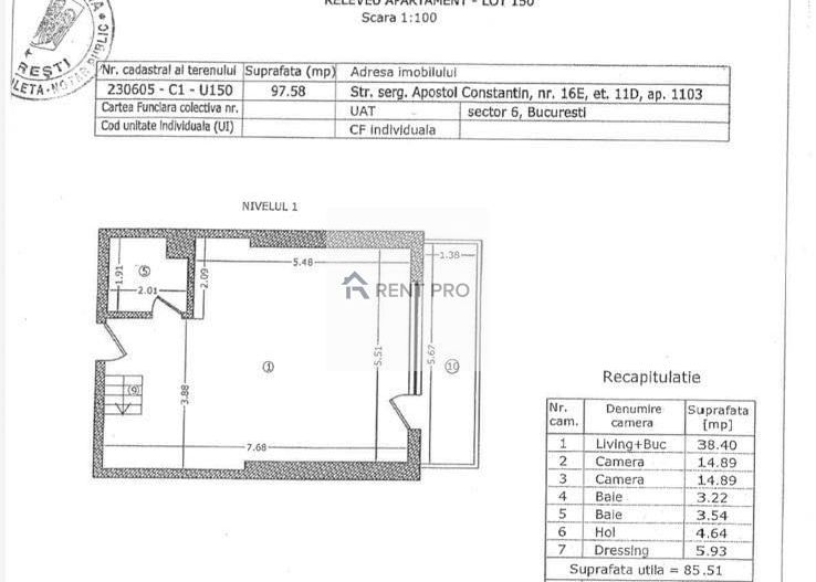 Duplex 3 camere de vânzare | Gran Via Park | 97,5 mp total | - Poză 5