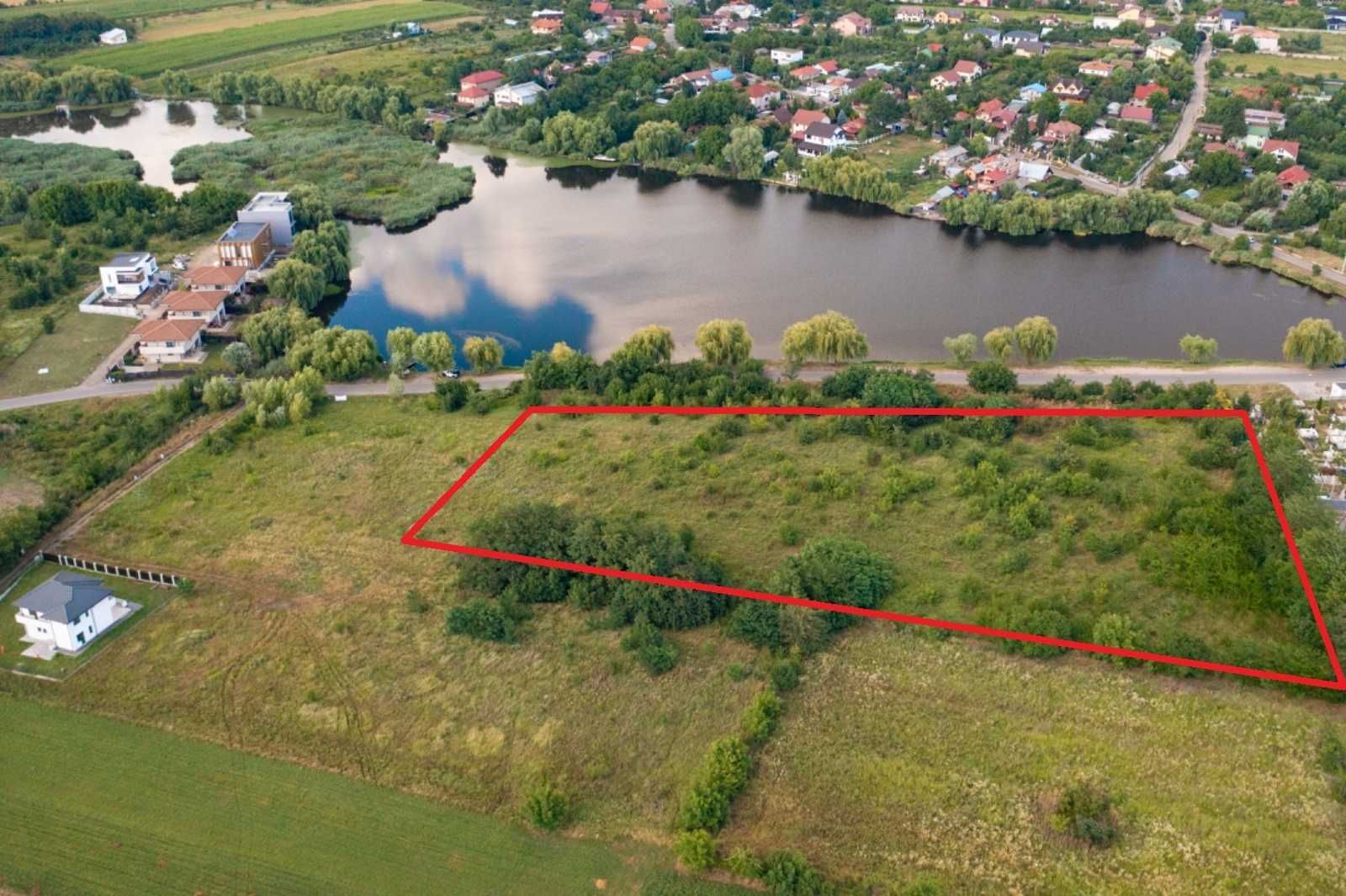 Teren cu vedere la lac, intravilan, Strada Laguna Albastra, Corbeanca - Poză 1