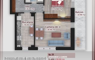 AP. 2CAM. COMPLEX DE 4 BLOCURI P+3 / PALLADY. COMISION 0%!