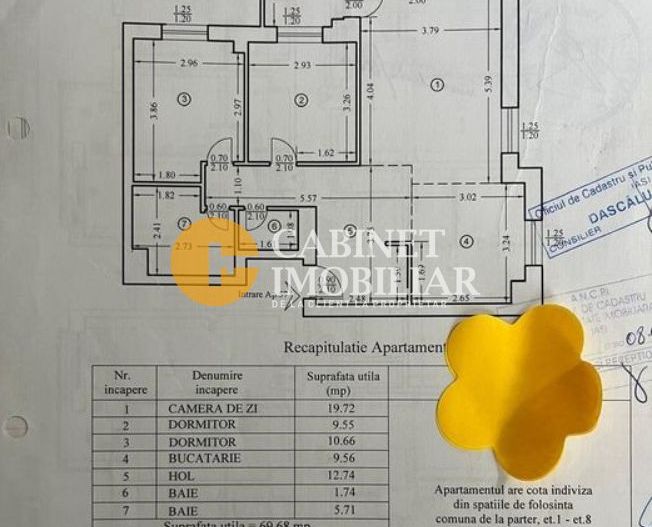 Tatarasi - 3 camere - etaj intermediar - bloc din 2009 - Poză 3