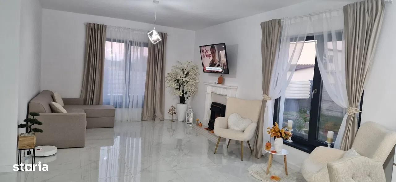 CASA INDIVIDUALA DOMNESTI, TOATE UTILITATILE, TEREN 400 MP, COMIS 0% - Poză 1