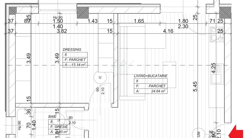 CF de Timisoara. Etaj 1. Finisaje la alegere. Lift. Balcon 10 mp. - Poză 5
