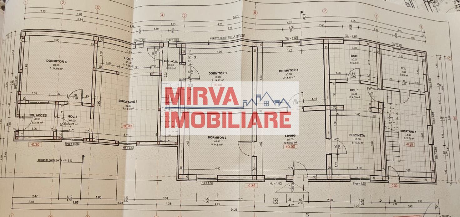 🏡 Casă spațioasă cu 9 camere în Strejnicu – pentru locuință, birouri - Schiță 98
