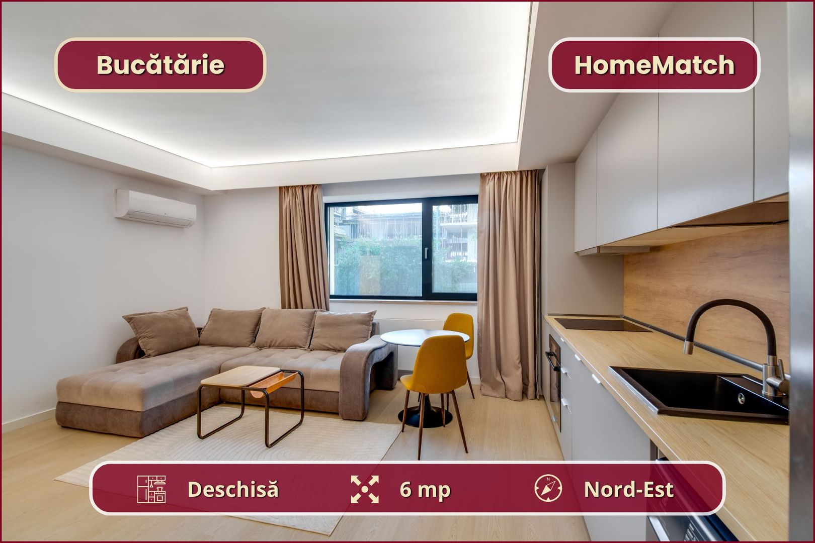 Cortina North || 2 Camere || Baie cu duș || Comision 0% - Poză 4