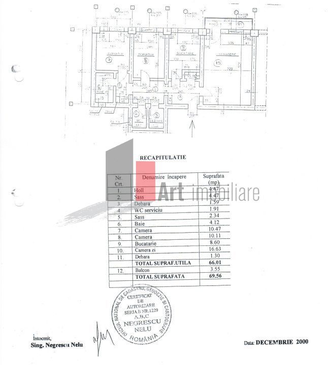Apartament 3 camere Gorjului - Schiță 15