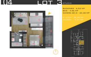 Apartament 2 camere tip Studio Theodor Pallady Sector 3 - Poză 1